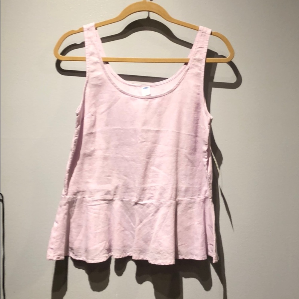 Old Navy Lilac Peplum Top